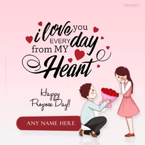 I Love You Propose Day 2024 Quotes For My Girlfriend With Name