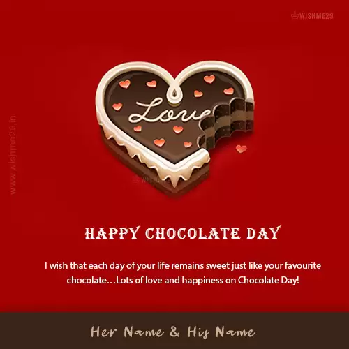 Chocolate Day 9 Feb 2024 Images With Name And Pics Edit