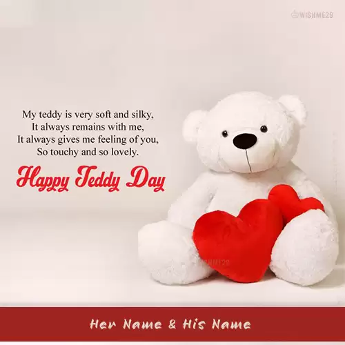 Teddy Bear Day 2024 Quotes For Girlfriend With Name