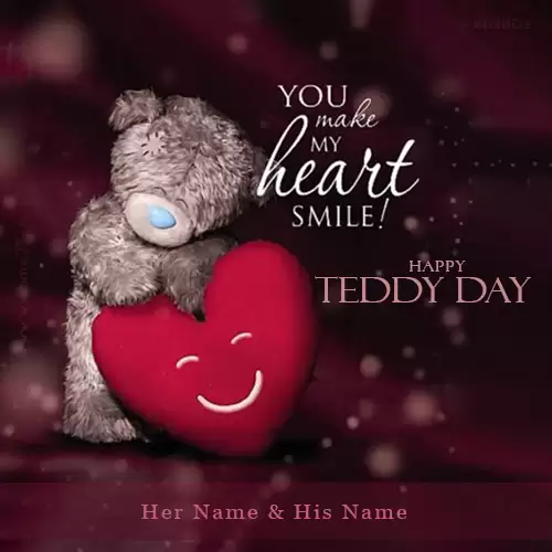 Write Name On Teddy Bear 2024 Images With Love Quotes Edit