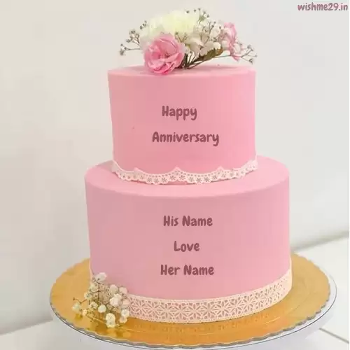 Anniversary Cake Download Name Edit Free