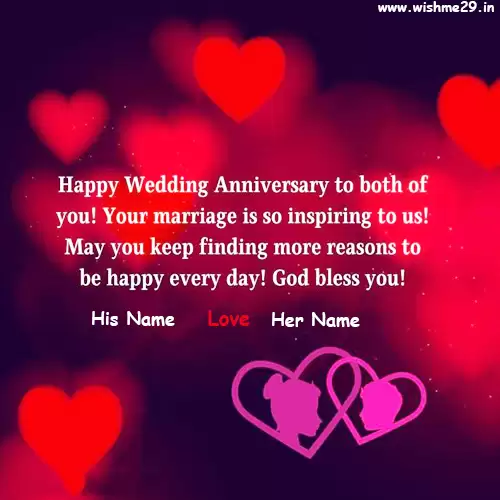 Marriage Anniversary Wishes Status With Name Edit Download