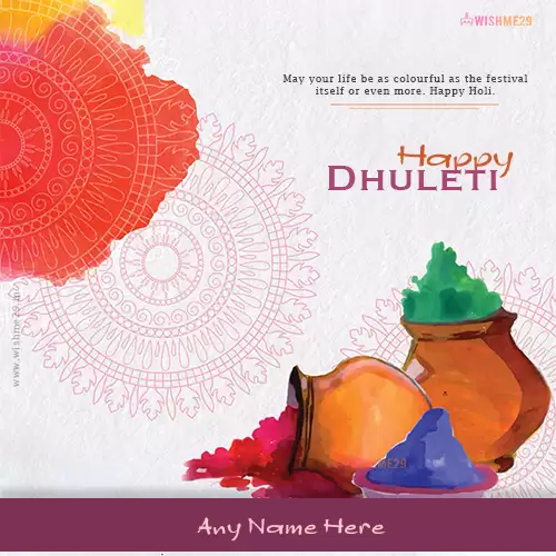 Write Name On Holi Images Dhuleti 2024 HD Wallpapers Download
