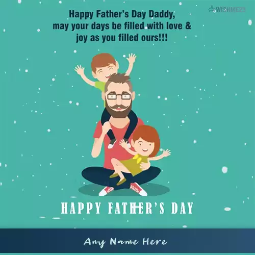 Happy Fathers Day Daddy Quotes With Name Download