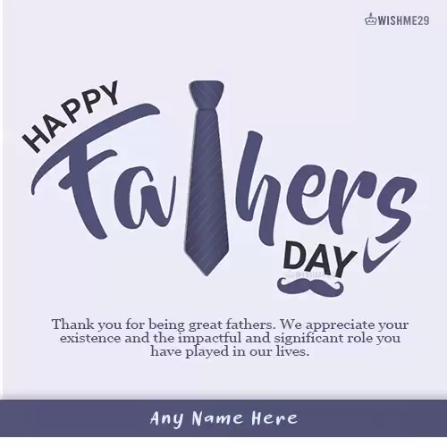Love You Dad Card Image With Name