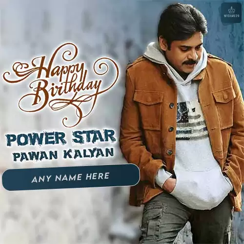 Pawan Kalyan Birthday Photo With Name Edit