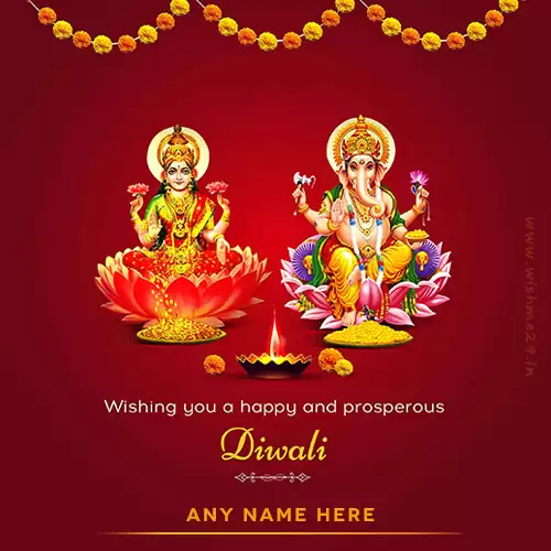 Diwali Wishes Laxmi Ganesh 2024 Edit Name And Picture
