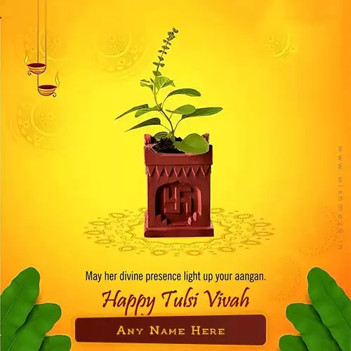 Tulsi Vivah And Dev Diwali 2024 Wishes Greetings With Your Name