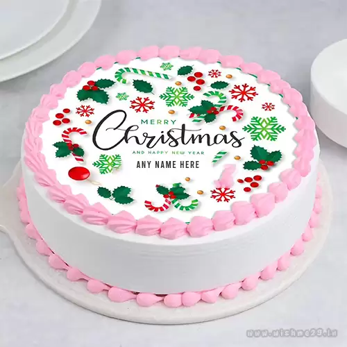 Happy Birthday Christmas Cake Images With Name