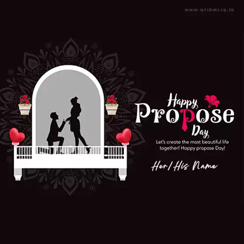 Name Personalized Propose Day Pictures Download