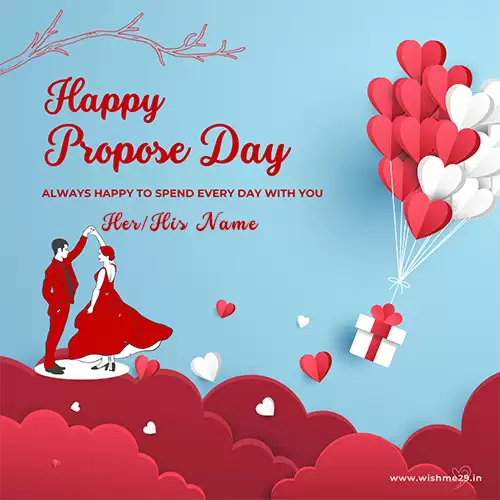 Personalized Propose Day Wallpapers With Name