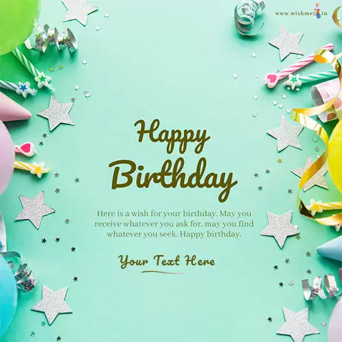 Birthday Design With Picture And Name Generator