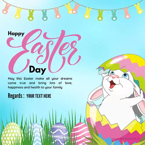 Wishing You Happy Easter Day 2024 Images With Name Download