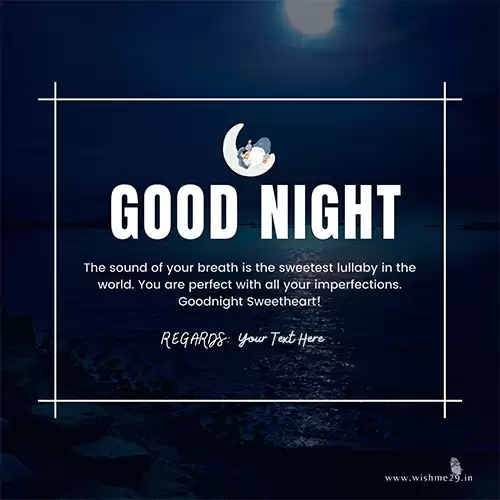 Write Name On Good Night Images In English For Whatsapp Status