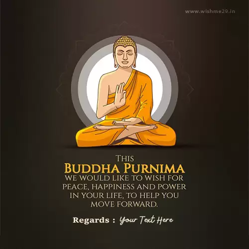 Create Your Name On Lord Buddha Purnima 2024 Wishes Quotes