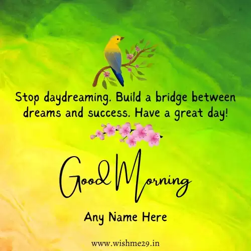 Create Name In Heart Touching Good Morning Message And Quotes