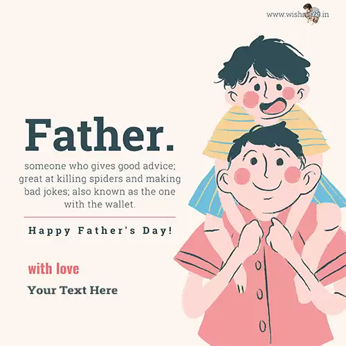 Father's Day 2024 Messages Images With Name Download