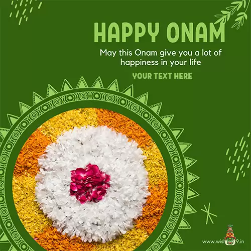 Happy Onam 2024 Download Card Image With Name