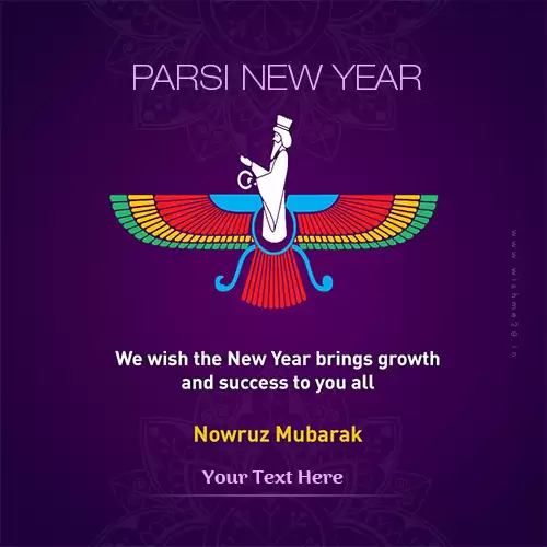 Parsi New Year 2025 Wishes Greetings Images With Name