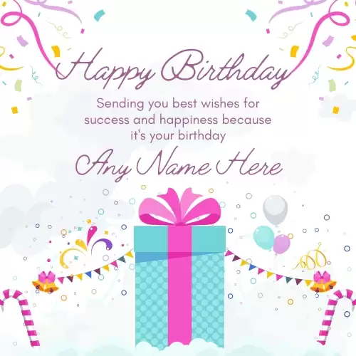 Happy Birthday Wishes Pics Download With Name Edit