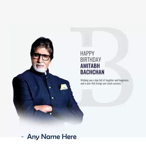 Amitabh Bachchan Birthday Wishes Images Quotes With Name And Photo Download
