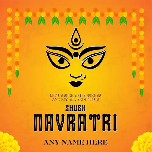 Shubh Navratri 2024 Pics For Dp With Name