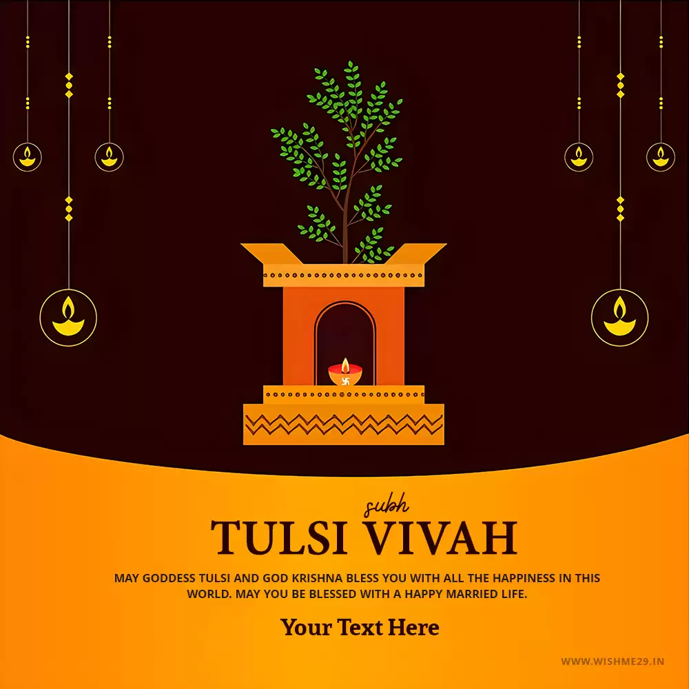 Write Name On Tulsi Vivah Images With Quotes In English