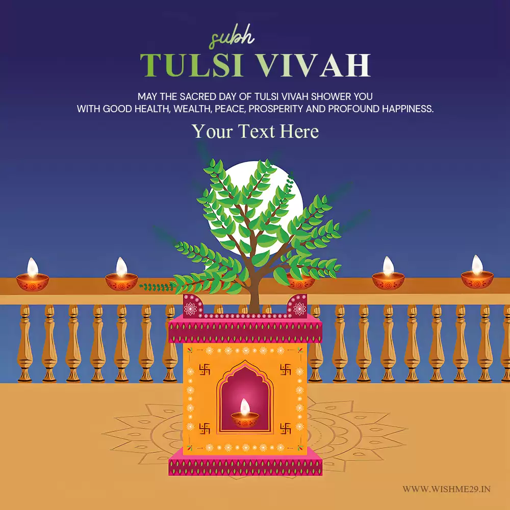 Shubh Tulsi Vivah 2024 Images Hd Download With Name