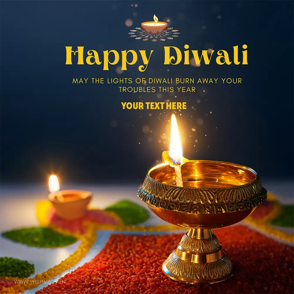 Happy Diwali 2024 Images With Name Editor