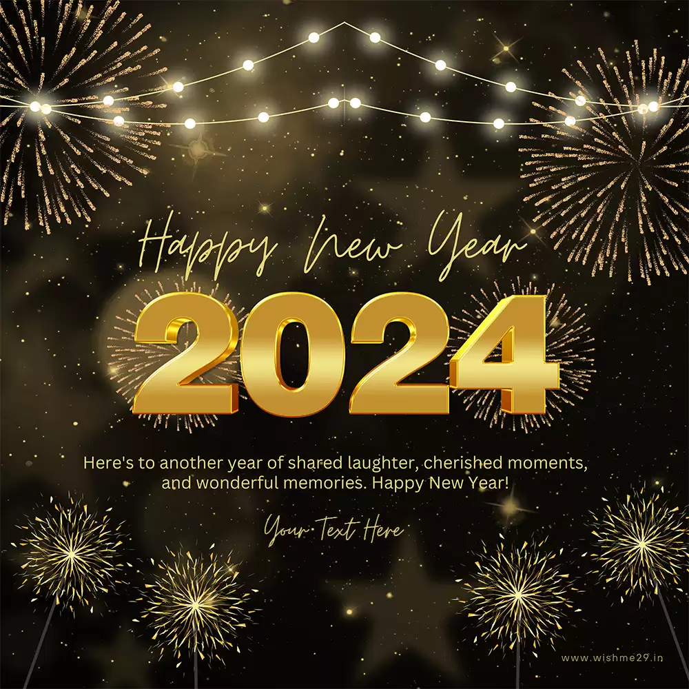 Customized New Year 2024 Wishes With Your Name Generator