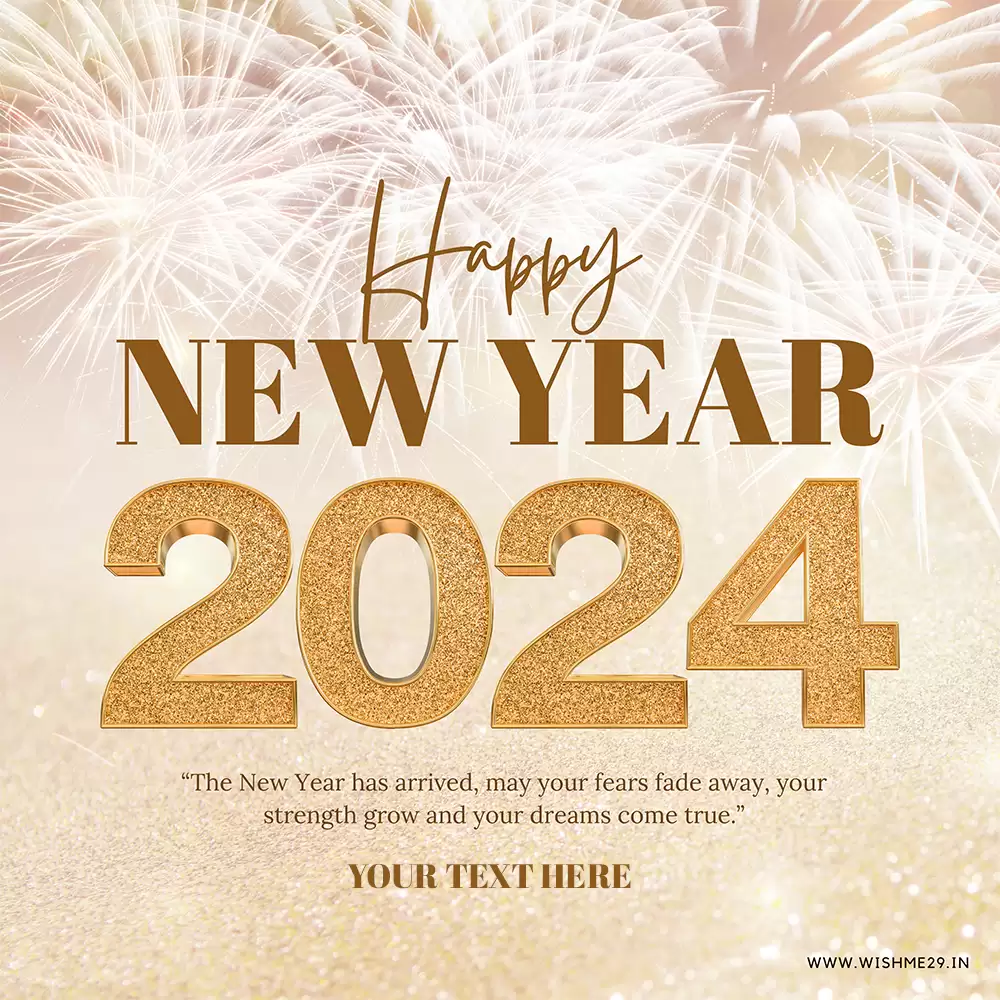Create Custom New Year 2024 Images With Name Free Download