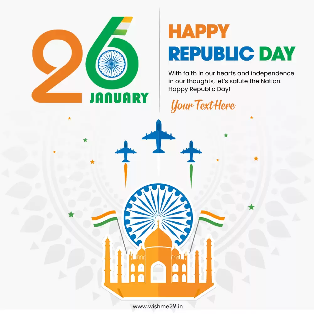26 January 2024 India Republic Day Name Style In English