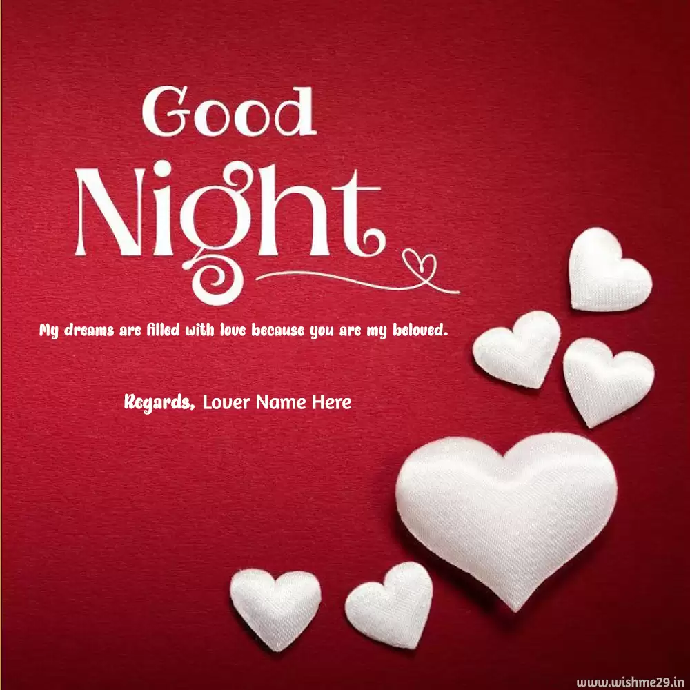 Good Night My Love Quotes Images With Your Name Download