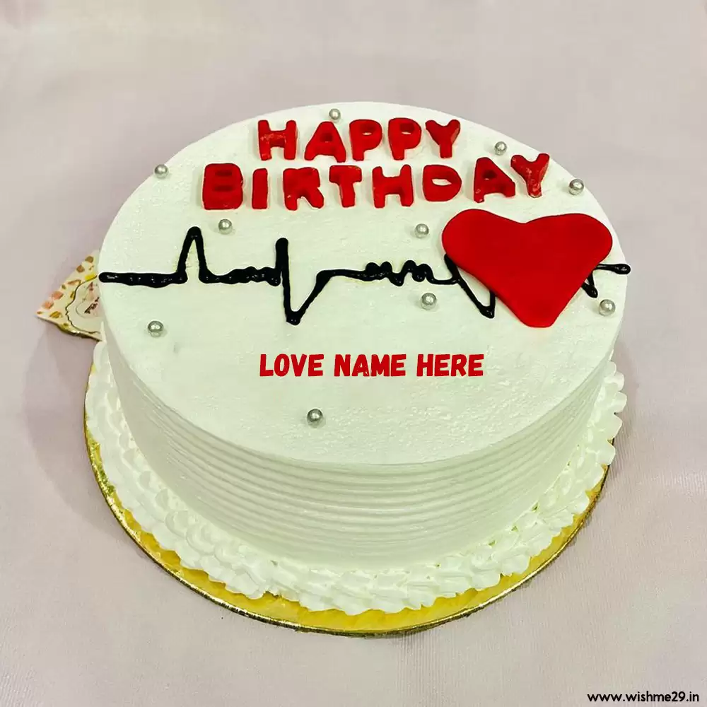 Love Birthday Cake Design Images Download With Name