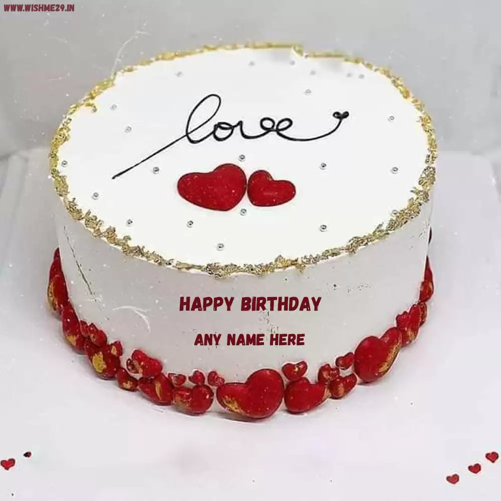 My Love Birthday Cake Design Images With Name Edit Online