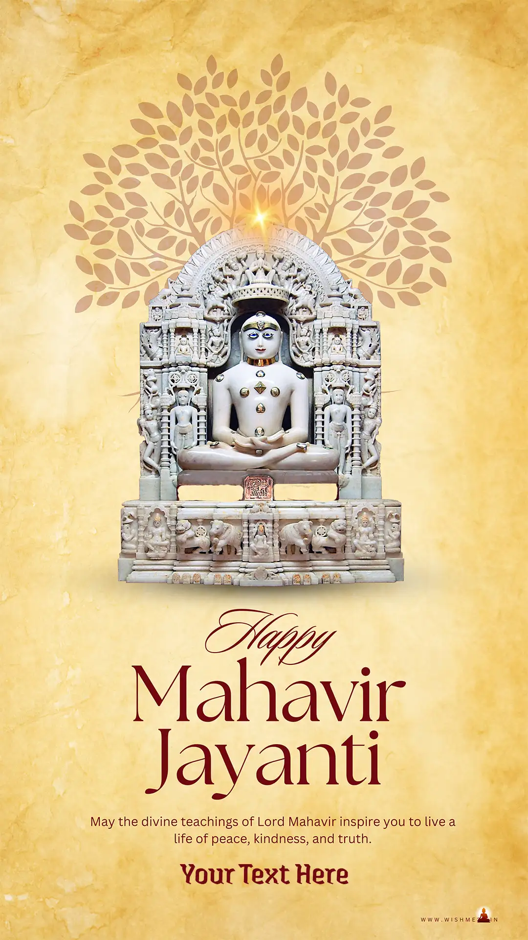 Mahavir Jayanti 2025 WhatsApp DP Generator With Name