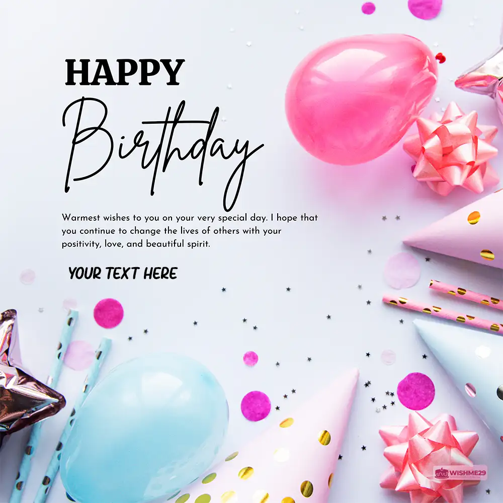 Personalized Birthday Invitation Card With Name